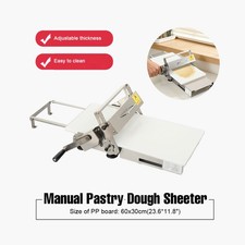 Manual 1-25mm Pastry Dough Sheeter Dough Roller Croissant Dough Press Machine