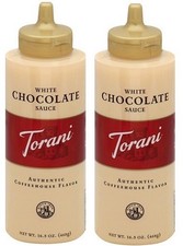 Torani White Chocolate Sauce 2 Pack
