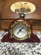 Weems & Plath Nautical Porthole Tambour Clock