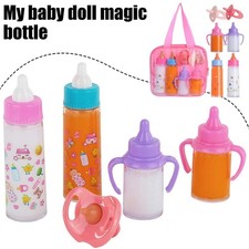 1set Baby Dolls Feeding Bottle Magic Set Disappearing New Milk Toy Play P2E6