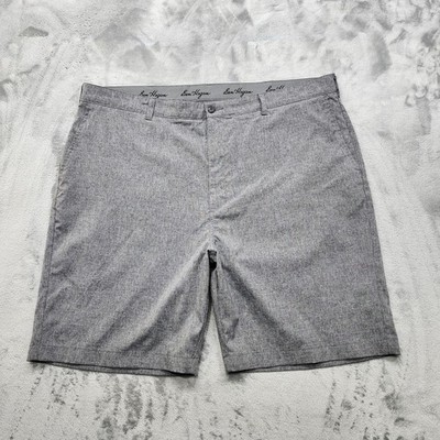 Ben Hogan Shorts Men 44 Gray Performance Active Stretch Golf Preppy Chino Casual