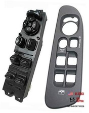 Window Master Switch and Gray Bezel Set for 2002-2008 Dodge Ram Bezel Gray