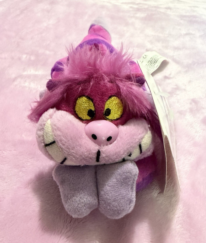 Disney Cheshire Cat Bean Bag Plush, Alice in Wonderland, Vintage