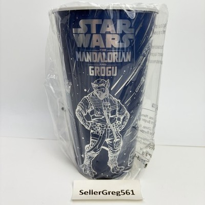 Star Wars Burger King Plastic Cup 2026 The Mandalorian And Grogu, Blue