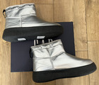 GAP GIRLS SILVER ALASKA SHERPA LINED MID SNOW BOOTS SIZE 3 BNIB