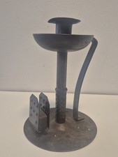 Hugo Berger GOBERG German Arts & Crafts Chamber Stick Candle Holder Brutalist