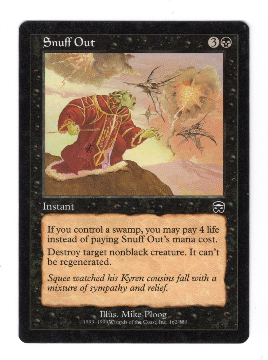 Snuff Out Mercadian Masques Mtg Magic the Gathering NM