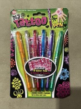Assorted Colors Makeup Tattoo Pen Set Costume Accessory