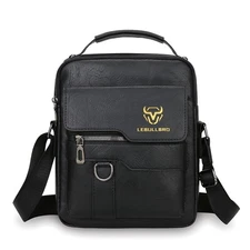 Men's Handbag Shoulder Bag Leather Business Briefcase Crossbody Casual Fashion G