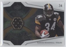 2008 Upper Deck Icons Future Stars Materials Silver Rashard Mendenhall 00jz