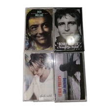 Lot of 4 Christain Gospel Cassette Tapes Mullins, Hester, Walsh  Phillips 80s