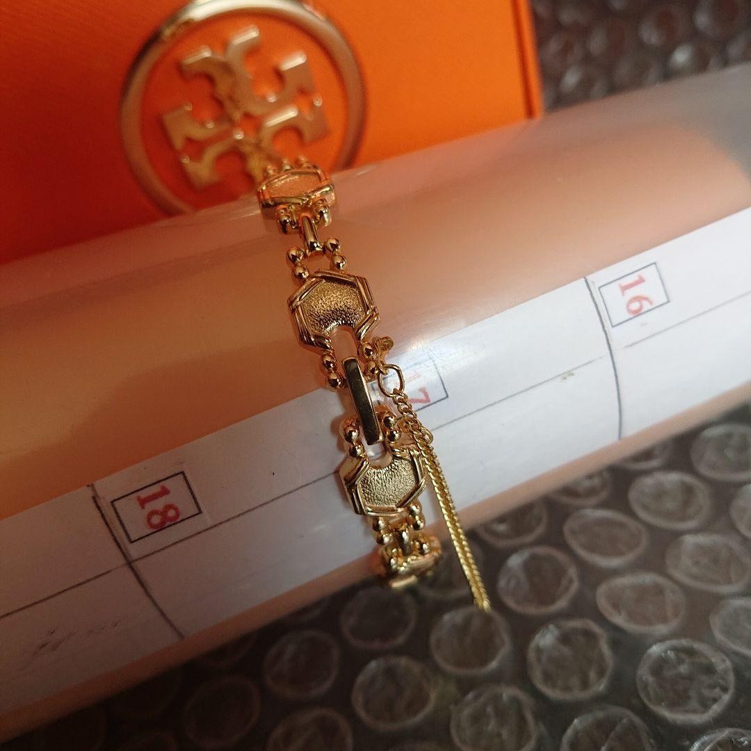 Tory Burch Rectango Gold Ladies Watch Automatic 34mm Water-Resist Used thumbnail 10