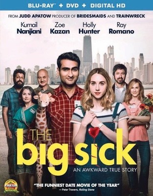 The Big Sick [Blu-ray + DVD + Digital],Very Good DVD, Kumail Nanjiani, Zoe Kazan