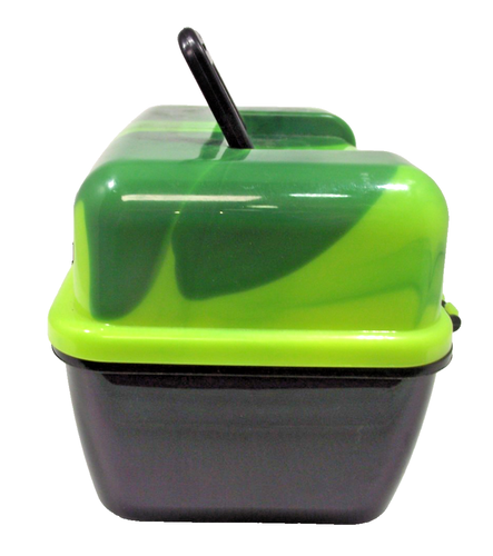 South Bend WG-TB88-B Wormgear Green and Black Small Tackle Box - Picture 4 of 12