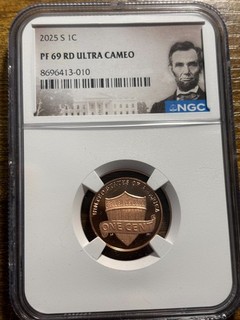 2025 S Lincoln Cent Penny NGC PF69 RD Ultra Cameo