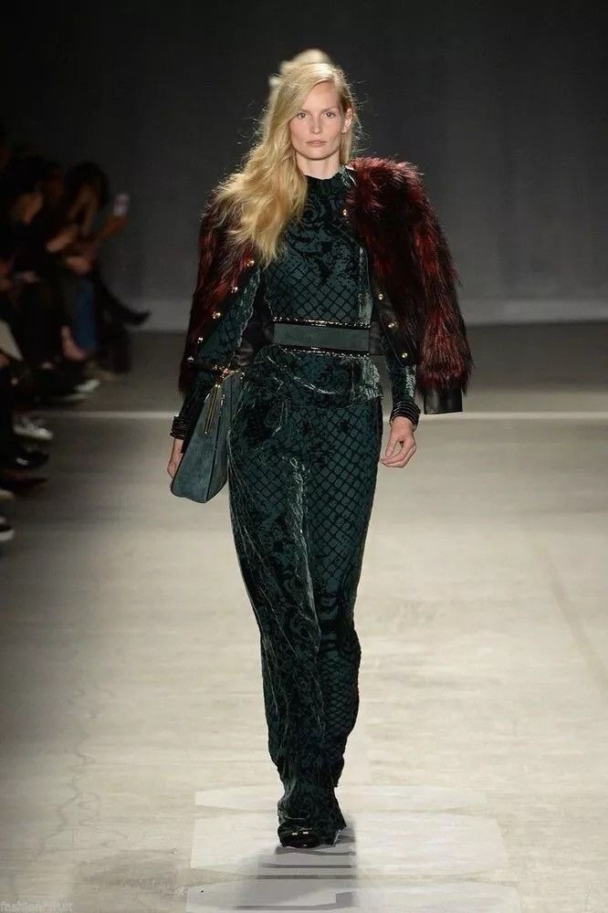 BALMAIN x H&M Leather + Fur Jacket thumbnail 2