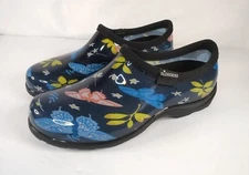 SLOGGERS WOMEN'S GARDEN WATERPROOF SHOE SIZE 7 BUTTERFLY MULTI-COLOR