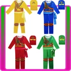 Kids Ninjago Costume Boys Japanese Fighter Warrior Ninja Book Week Superhero