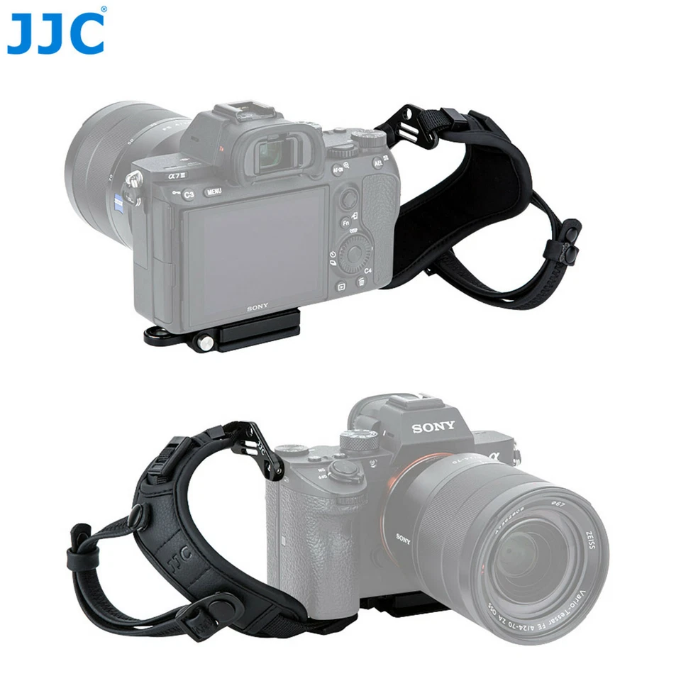 JJC Leather Hand Strap Grip Arca QR Plate for Fuji XT3 XT30 XT20 X-E GFX 50R - Image 2 of 4