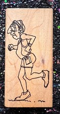 Vintage Rubber Stamp "Getting Stronger " by Rubber Baby Buggy Bumpers