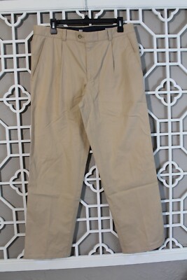 Brax Pants Mens 34 Beige Casual Preppy Magic Stretch Nano Protection Men 34x30