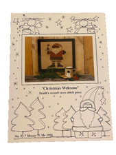 MOSEY 'N ME Counted Cross Stitch Leaflet - CHRISTMAS WELCOME - No. 53