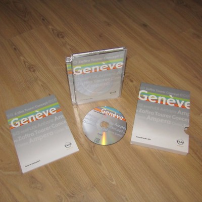 Opel Zafira Tourer Concept Corsa Ampera Antara GENEVE GENF 2011 Pressepackung CD