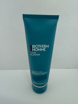 Biotherm Homme T-Pur Cleanser 125ml - Oil Control & Deep Cleansing Formula