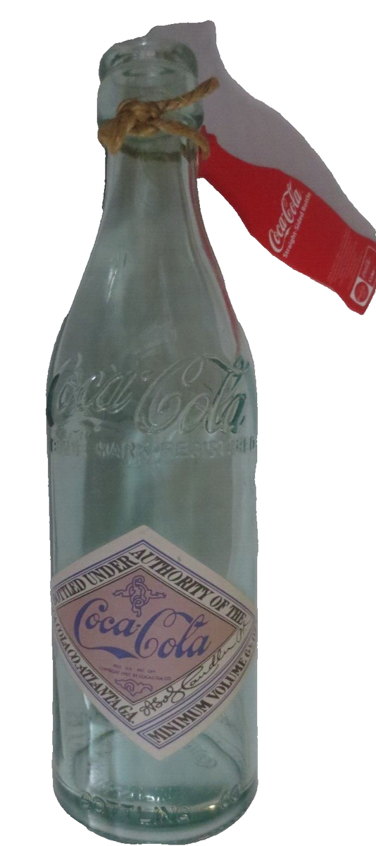 Coca-Cola Reproduction Crown Top Straight Sided Bottle | eBay