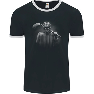 A Hockey Player Herren Ringer Maglietta Fotl