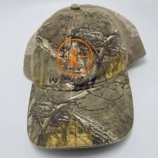 Realtree VItronic Buck Deer Hat Cap Camouflage Strapback Adult Used Mesh Ca3