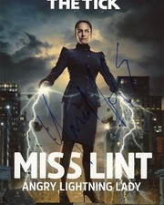 Yara Martinez "The Tick" AUTOGRAPH Signed 'Miss Lint' 8x10 Photo ACOA