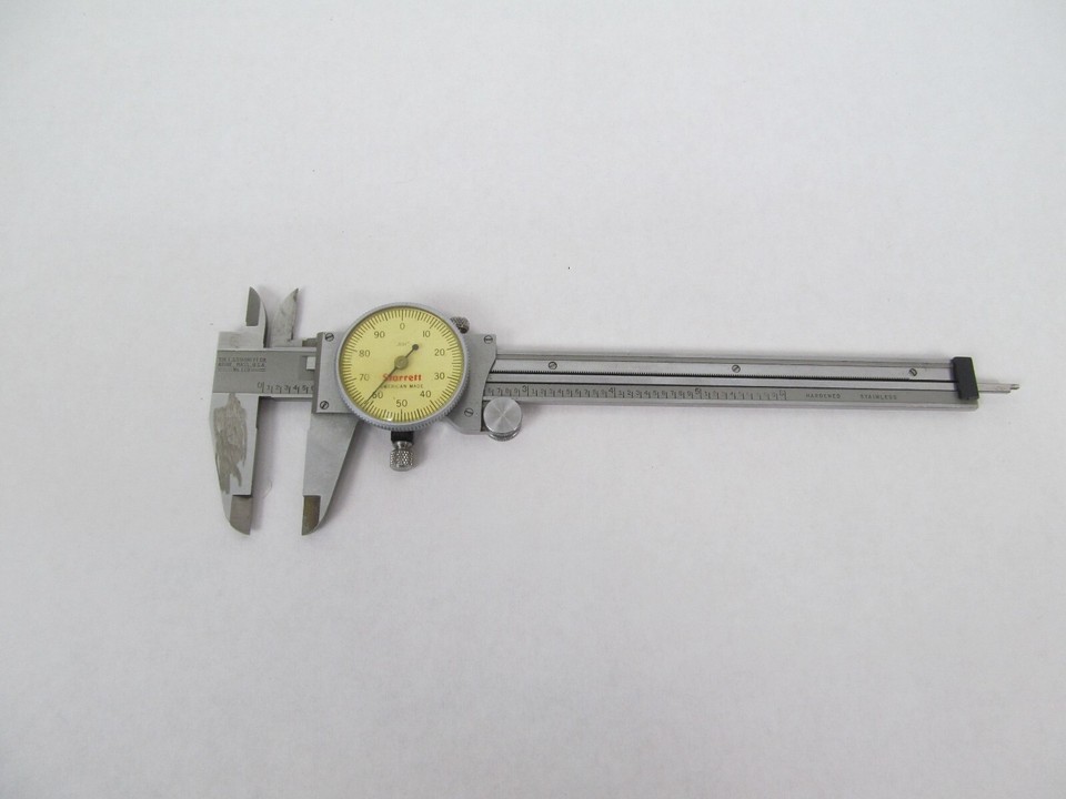 Starrett 120 Dial Calipers .001 06” eBay