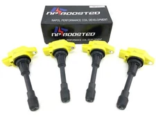 4 Pc Performance Ignition Coils For Nissan Altima Cube Rogue Sentra Versa Xtrail