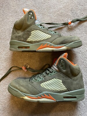 olive jordan 5s