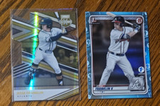 Jesse Franklin -2020 Elite Extra Prime Numbers #/10 +Bowman Sky Blue 1st Edition