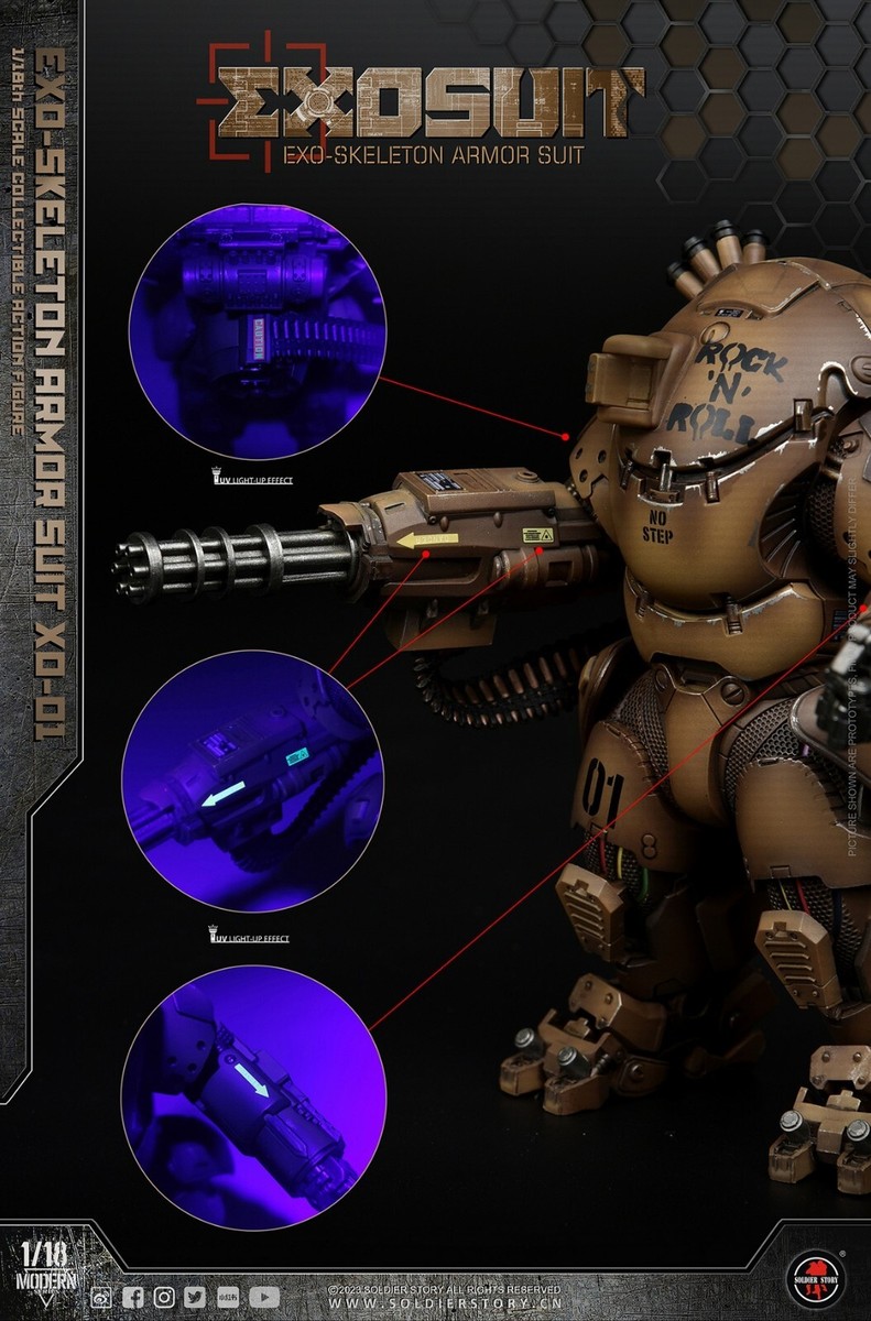 Soldier Story SSE001 EXO-Skeleton Armor Suit XO-01 Action Figure