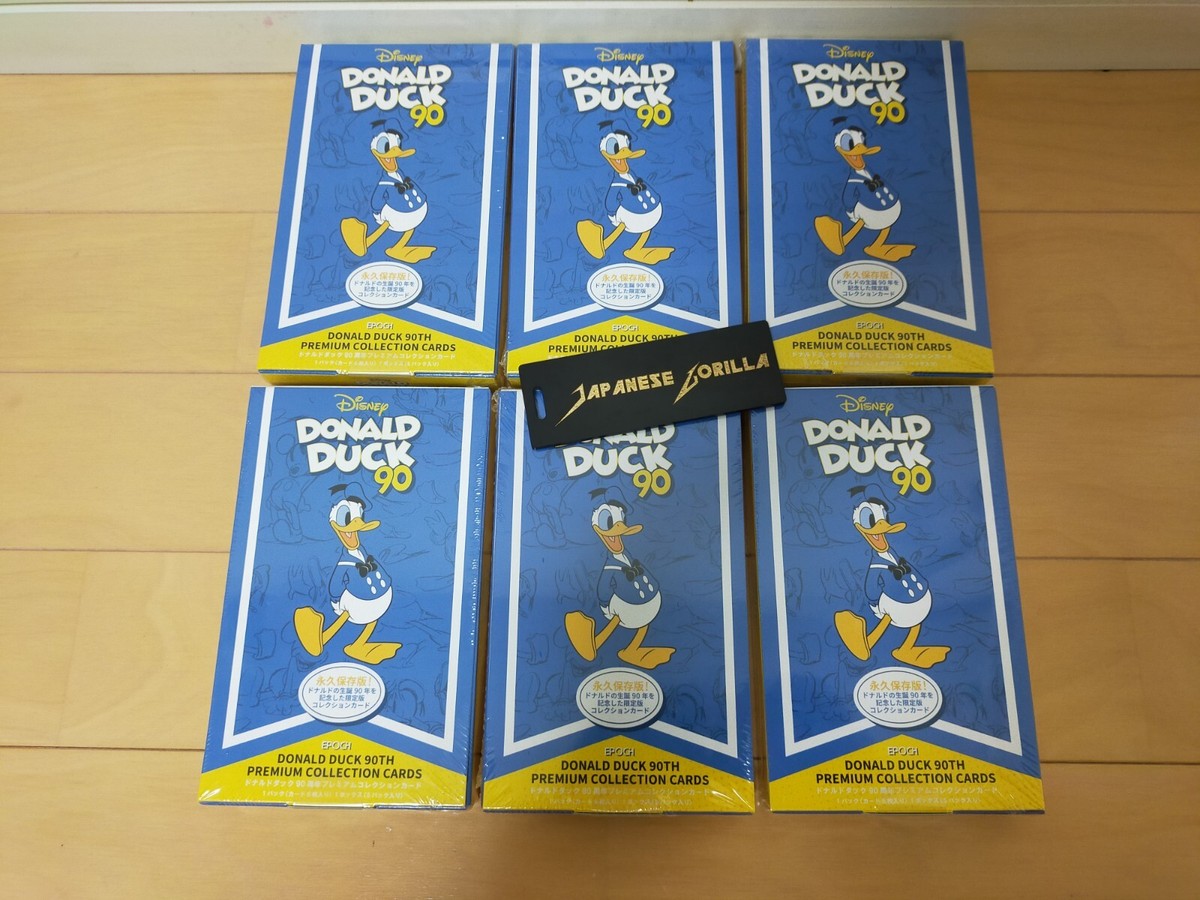 6 Box EPOCH 2024 DONALD DUCK 90th Anniversary Premium Collection