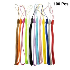 100PCS Detachable Lanyards Phone Lanyard Strap USB Flash Drive Wrist Strap