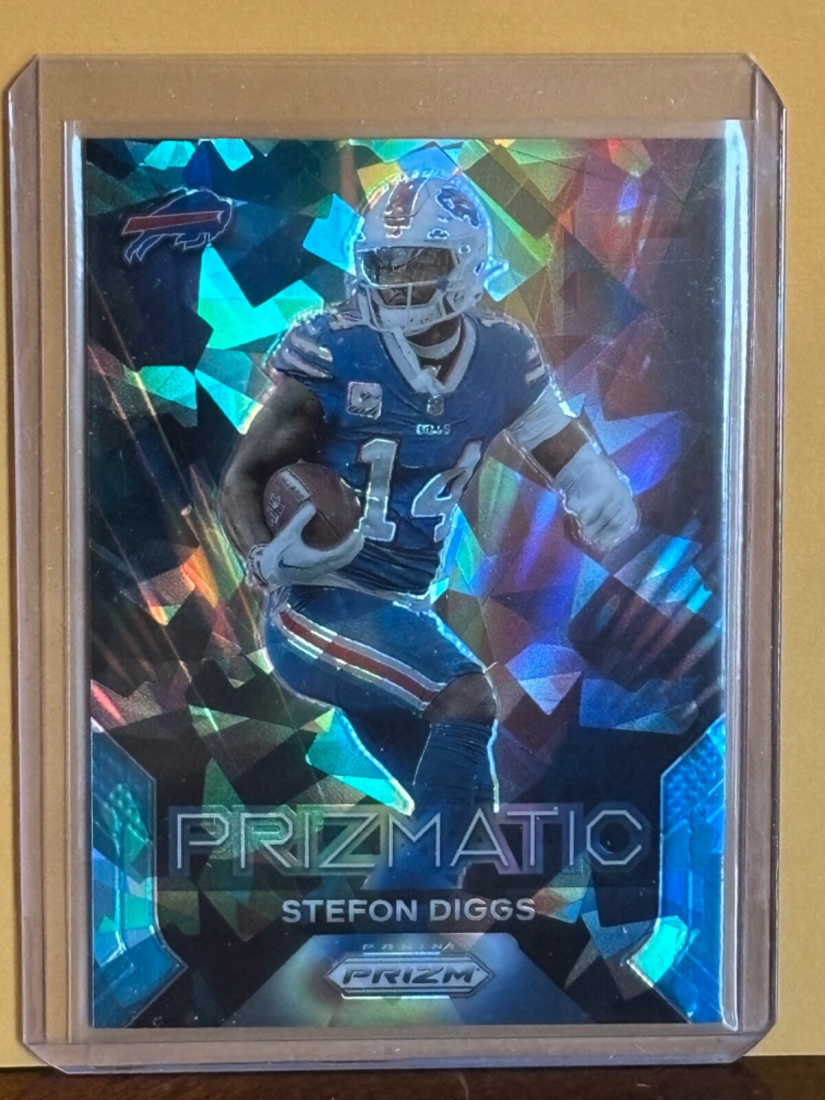 2023 Prizm Stefon Diggs Prizmatic Insert Blue Cracked Ice /99 Bills #5