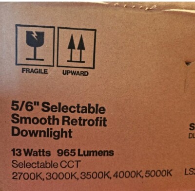 Sunco Lighting 12 Pack 5/6 Inch LED Can Lights Retrofit Recessed Selectable CCT