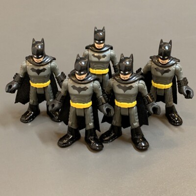 5Pcs Imaginext DC Super Friends Comics Batman Action Figure Fisher Price Toys