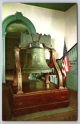 The Liberty Bell Independence Hall Proclaim Liberty Postcard Pennsylvania 1962