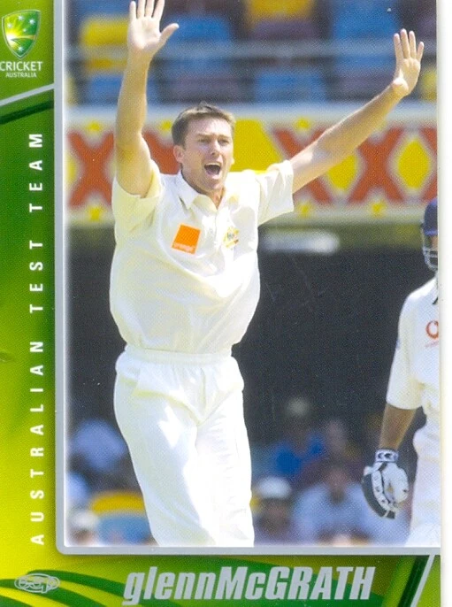 2003 2004 Australian Cricket Test Team Card 15 Glenn McGrath - Image 1 of 1