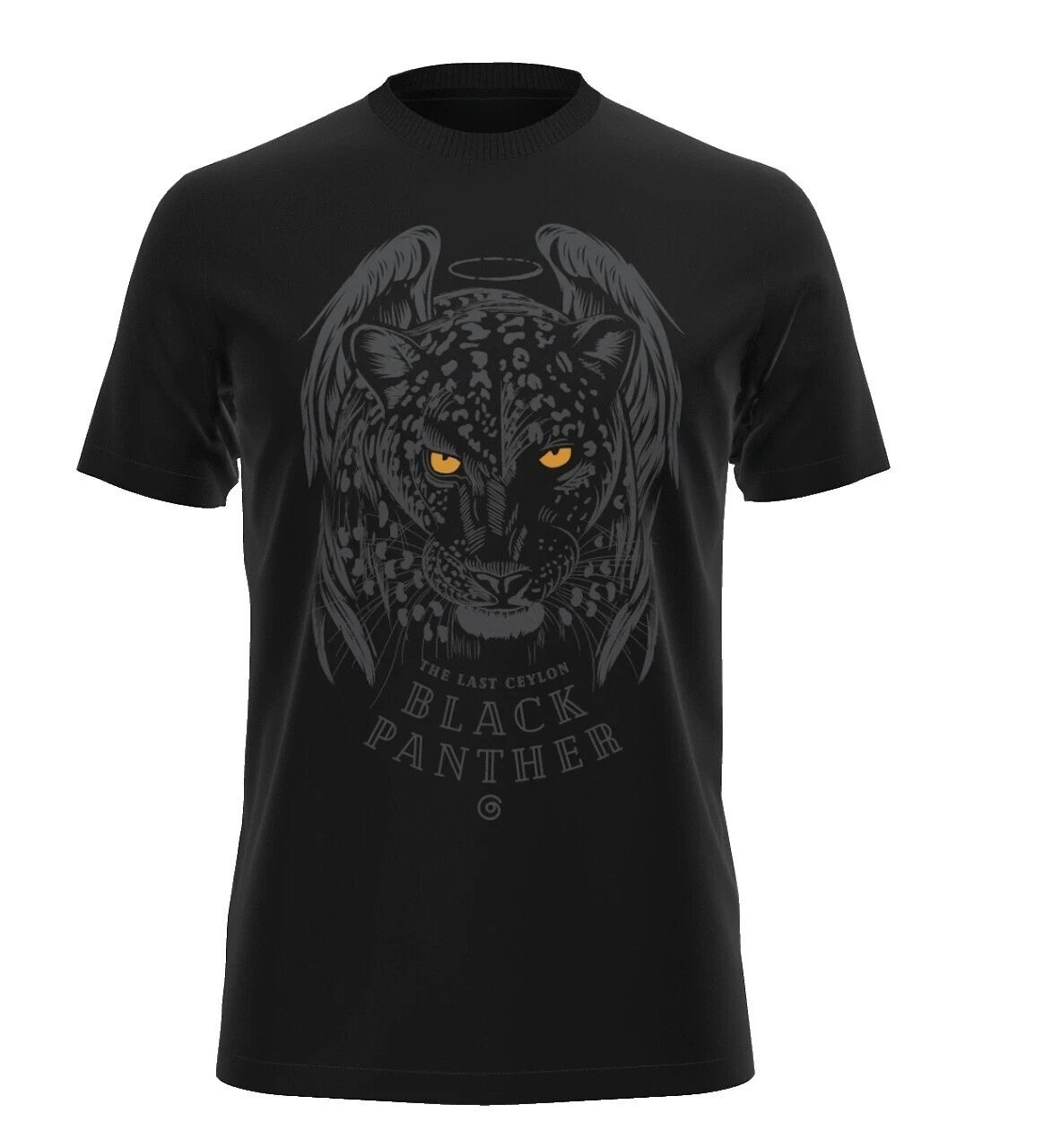 Animal Print Black T-Shirts for Men