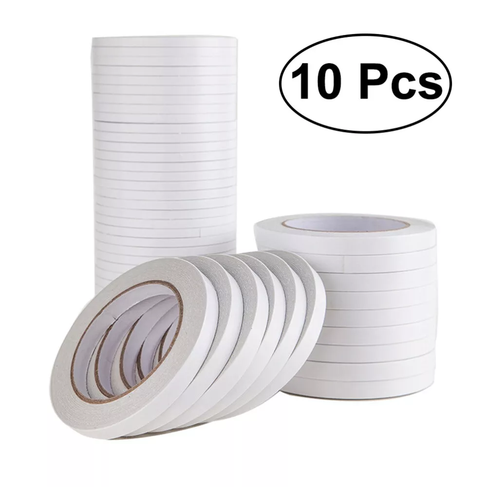 thin double sided tape Student Paper Tape Double- Sided Adhesive Arts&  Crafts