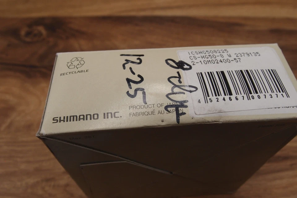 cassette sprockets Shimano HG50 VIA Japan 8 speed 12-25 T road bike NOS - Image 4 of 4