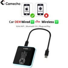 Wireless Carplay AI box Android Auto Adapter Converter WIFI Type-C Mini Box