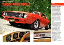 1972 AMC AMX JAVELIN MODIFIED 401/330-HP ~ NICE 6-PAGE ARTICLE / AD