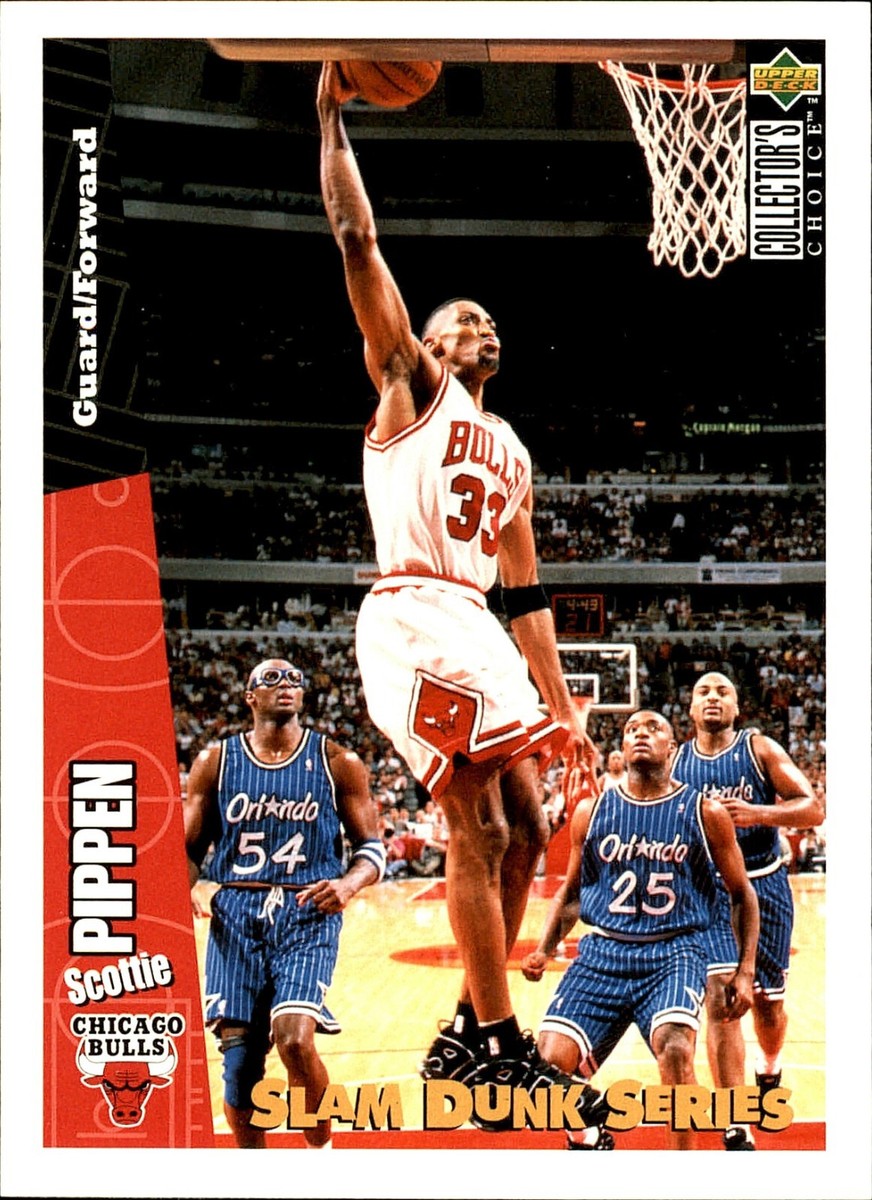1996 Upper Deck Nestle Slam Dunk #5 Scottie Pippen Chicago